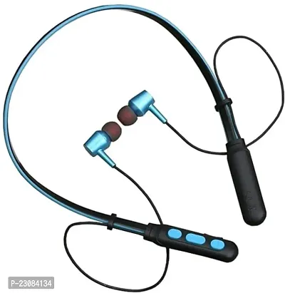 Stylish Black Bluetooth Wireless Neckbands-thumb0