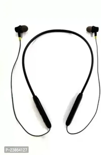 Stylish Black Bluetooth Wireless Neckbands