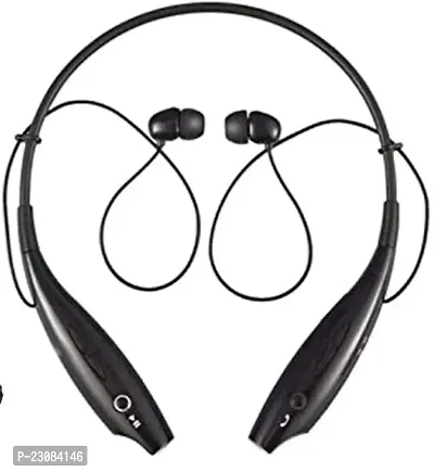 Stylish Black Bluetooth Wireless Neckbands-thumb0