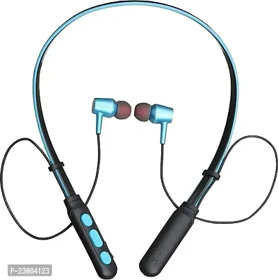 Stylish Black Bluetooth Wireless Neckbands-thumb0