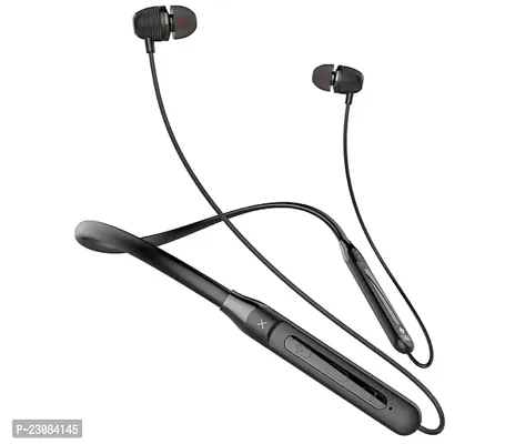 Stylish Black Bluetooth Wireless Neckbands-thumb0