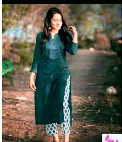 Good Looking Dark colour Kurti Pant Tagai