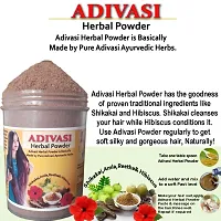 Adivasi Bhringraj Herbal Hair Oil 250ml Buy1 Get Adivasi Herbal Shompoo Powder Free (100% NATURAL )-thumb4