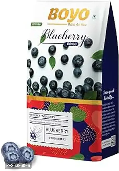 Boyo Dried Blueberry 150G 100% Vegan And Gluten Free - Vitamin Rich Blueberries, Dried Blueberries, Low Fat Healthy Snacks For Kids And Adults