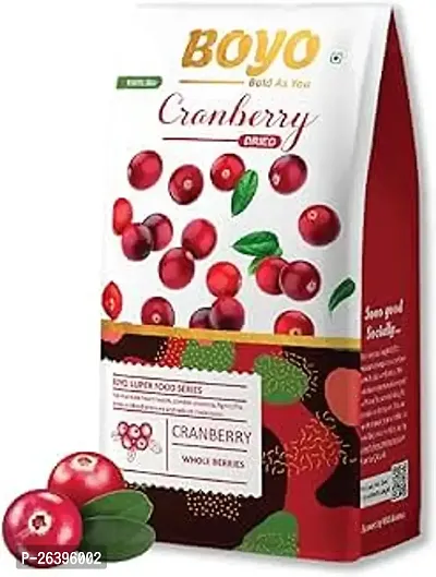 Boyo Dried Whole Cranberry 200G, Gluten Free, Vegan And Non Gmo, Whole Cranberries Dry Fruits Dried Whole Cranberries 200G