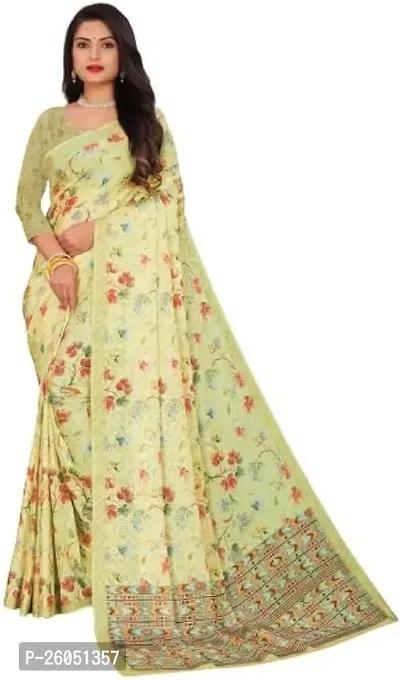 Trendy Womens Printed  Chiffon Saree
