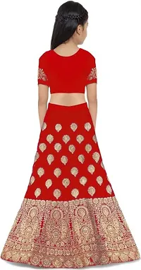 Embroidered Lehenga Choli and dupatta set for Ethnic, Wedding, Party Wear for kids, baby and Girls.-thumb1