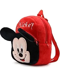 SAMAYRA Combo Mickey Red Down Combo Kids School Bag Cute Backpacks for Girls/Boys/Animal Cartoon Mini Travel Bag Backpack for Kids Girl Boy 2-6 Years-thumb2