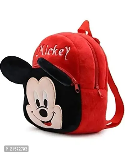 SAMAYRA Combo Mickey Red Down Combo Kids School Bag Cute Backpacks for Girls/Boys/Animal Cartoon Mini Travel Bag Backpack for Kids Girl Boy 2-6 Years-thumb3