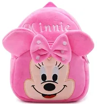 SAMAYRA Minnie Pink  Spider Red Combo Kids School Bag Cute Backpacks for Girls/Boys/Animal Cartoon Mini Travel Bag Backpack for Kids Girl Boy 2-6 Years-thumb1