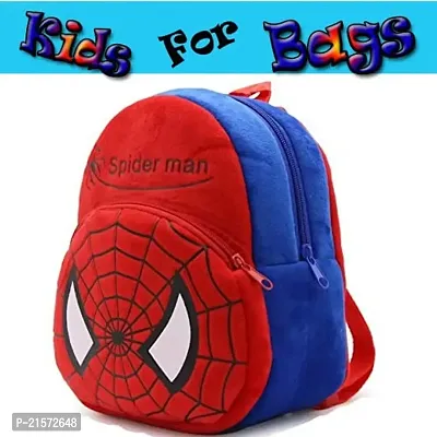 SAMAYRA Superman  Spiderman Red 2 Combo Kids School Bag Cute Backpacks for Girls/Boys/Animal Cartoon Mini Travel Bag Backpack for Kids Girl Boy 2-6 Years-thumb2