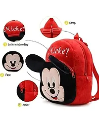 SAMAYRA Combo Mickey Red Down Combo Kids School Bag Cute Backpacks for Girls/Boys/Animal Cartoon Mini Travel Bag Backpack for Kids Girl Boy 2-6 Years-thumb1