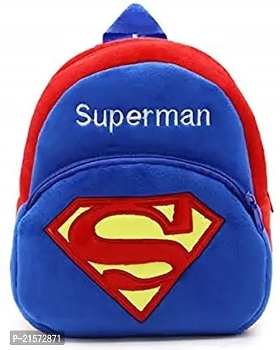 SAMAYRA Superman  Spiderman Red Combo Kids School Bag Cute Backpacks for Girls/Boys/Animal Cartoon Mini Travel Bag Backpack for Kids Girl Boy 2-6 Years-thumb3