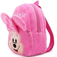 SAMAYRA Pink Minnie  Mickey Red Down Combo Kids School Bag Cute Backpacks for Girls/Boys/Animal Cartoon Mini Travel Bag Backpack for Kids Girl Boy 2-6 Years-thumb1