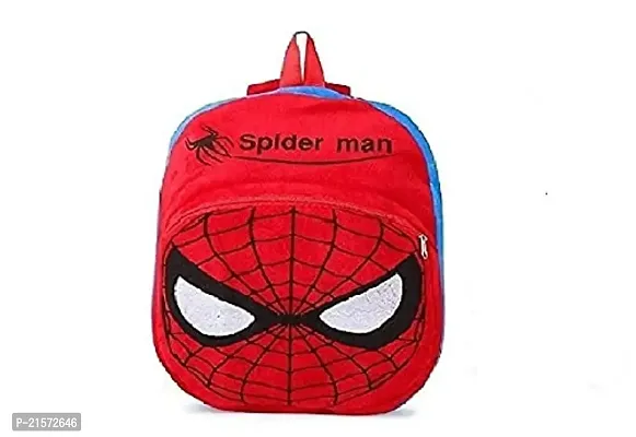 SAMAYRA Superman  Spiderman Red Combo Kids School Bag Cute Backpacks for Girls/Boys/Animal Cartoon Mini Travel Bag Backpack for Kids Girl Boy 2-6 Years-thumb2