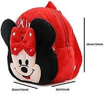 SAMAYRA Minnie Red  Stawarry Combo Kids School Bag Cute Backpacks for Girls/Boys/Animal Cartoon Mini Travel Bag Backpack for Kids Girl Boy 2-6 Years-thumb3