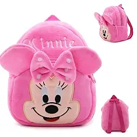 SAMAYRA Minnie Pink  Mickey Down red Combo Kids School Bag Cute Backpacks for Girls/Boys/Animal Cartoon Mini Travel Bag Backpack for Kids Girl Boy 2-6 Years-thumb2