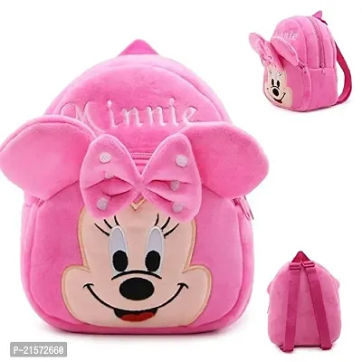 SAMAYRA Minnie Pink  Mickey Down red Combo Kids School Bag Cute Backpacks for Girls/Boys/Animal Cartoon Mini Travel Bag Backpack for Kids Girl Boy 2-6 Years-thumb3