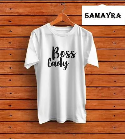 CSK Store Boss Lady Design Round Neck T-Shirt for Men