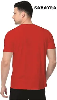 Classic Polyester Blend Printed Tshirt for Men-thumb1