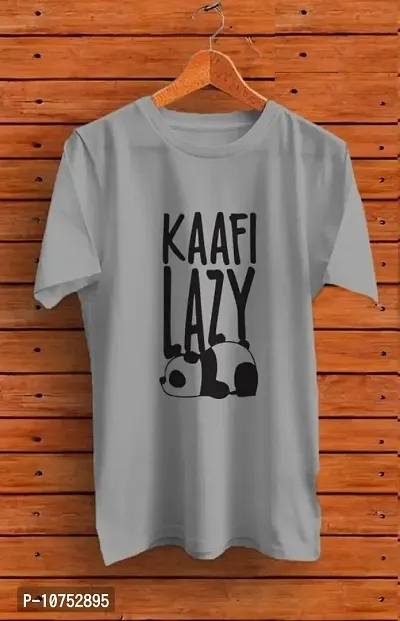 SAMAYRA Kaafi Lazy Mens tshirt - Grey