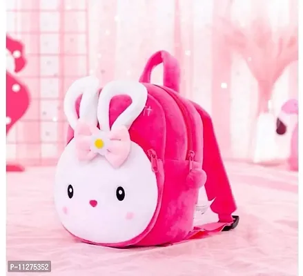 Kids Soft Cartoon Animal Velvet Plush School Backpack Bag for 2 to 5 Years Baby/Boys/Girls Nursery, Preschool, Picnic-thumb2