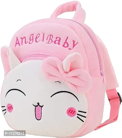 Kids Soft Cartoon Animal Velvet Plush School Backpack Bag for 2 to 5 Years Baby/Boys/Girls Nursery, Preschool, Picnic-thumb0