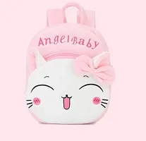 Kids Soft Cartoon Animal Velvet Plush School Backpack Bag for 2 to 5 Years Baby/Boys/Girls Nursery, Preschool, Picnic-thumb1