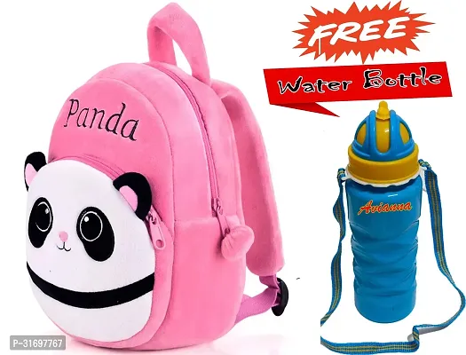 Stylish Printed School Bag for Kid with Bottle-thumb0