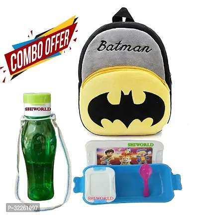 Stylish School Bag For Kid with Water Bottle and Lunch Box-thumb0