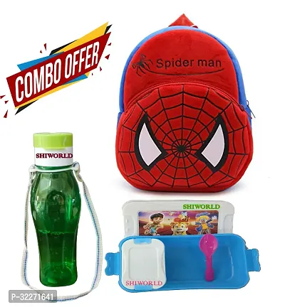 Stylish School Bag For Kid with Water Bottle and Lunch Box