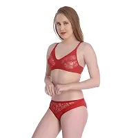 Latest lace Blend Bra Panty Set for Women (Combo of 2 set )-thumb2