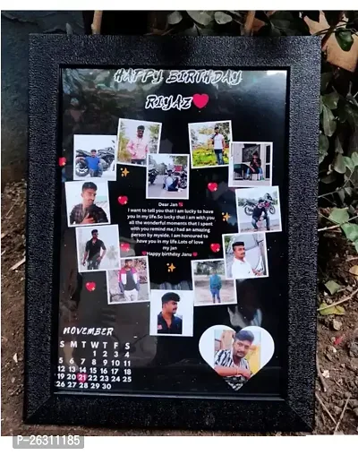 Customised Photo Frame New Couple Frame With Date Name And Photos 12 Photos