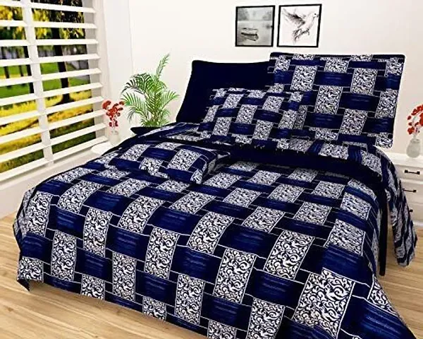 Polycotton Printed Double Bedsheets