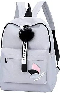 Overnice Backpack for women Stylish/women backpack latest bag for girls | College Bag for women (Grey)-thumb1