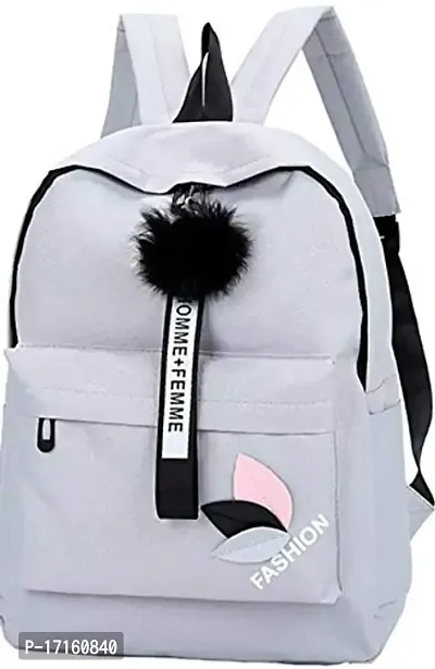 Overnice Backpack for women Stylish/women backpack latest bag for girls | College Bag for women (Grey)-thumb2