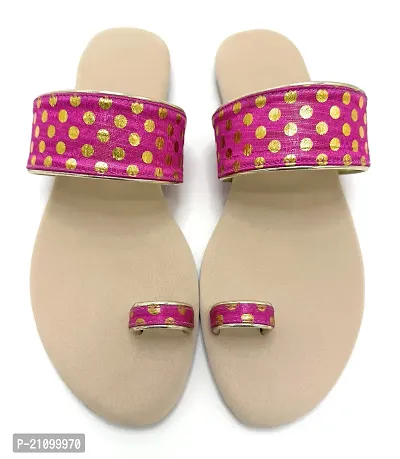 Elegant Pink Synthetic  Sandals For Women