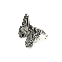 PRP Collection Oxidised German Silver Antique Trendy Adjustable /Free Size Finger Ring For Women And Girls-thumb4