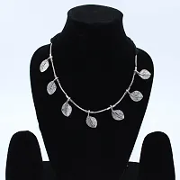 PRP Collection Latest Traditional German Silver Oxidised Jewellery Set Necklace Set For Navratri Or Garba For Women and Girls (CHOKER NECKLACE 01D02)-thumb2