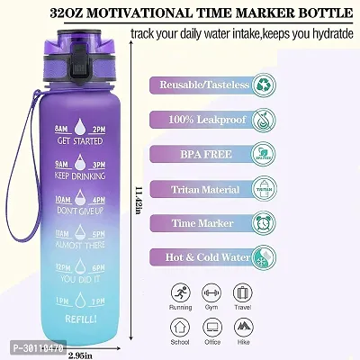 Motivational Water Bottle 1000ml-thumb3