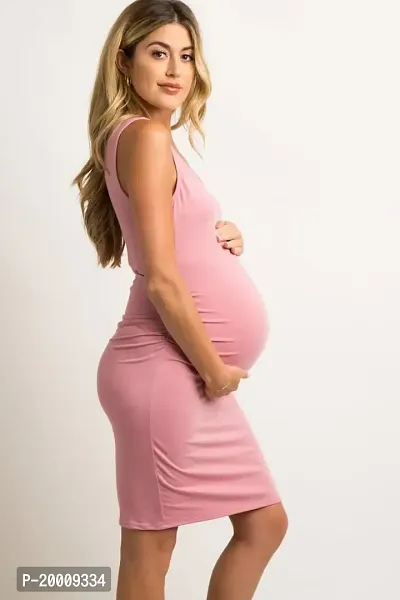 Pink maternity dress-thumb0