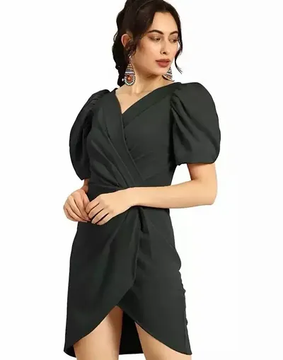 Classic Solid Dress for Women