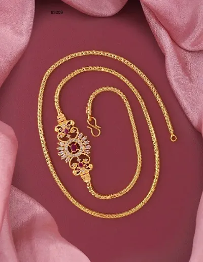 Fancy South Brass Golden Chain For Women