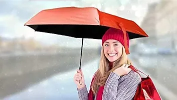 Manual lift Folding Portable Umbrella with Bottle Cover for UV Protection  Rain .-thumb1
