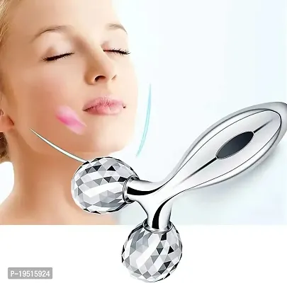 SWETALI ENTERPRISES - Premium Quality 3 D Massager For Face And Body (Silver) .