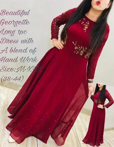 Beautiful georgette With full inner attach