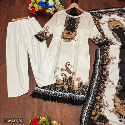 Fancy Muslin Kurta Set For Women