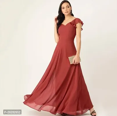 Fancy Casual wear Long Dress for Women-thumb0