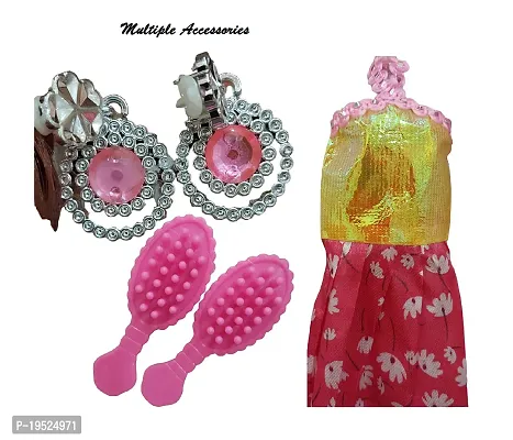 Stylish Fashion Wardrobe Dolls Barbie Doll Elsa Anna Doll Birthday Gift Toy for Girls-thumb2