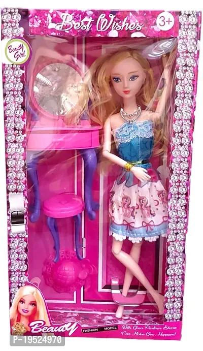 Girls Fashion Wardrobe Doll Set, Barbie Doll, Elsa Anna Doll, Birthday Gift, Toy for Boys and Girls-thumb0